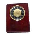 Stuart Austin Airflyte Rosewood Brass Clock Face Plaque Wall Piece Award Plate. Fixed Price $19.79.