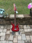 Leo Jaymz Hurricane Electric Guitar Red Burst. Fixed Price $139.25.