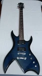 B.c. Rich Bich Platinum Series Electric Guitar - Transparent Blue. Fixed Price $500.00.