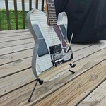 Kramer KM-1 Mick Mars Mirror Telecaster Replica Electric Guitar Floyd Dimarzio. Fixed Price $900.00.
