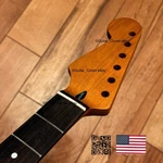 Roasted Maple Rosewood Strat Neck Handed Lefty Satin Fits Fender Body Lsrb. Fixed Price $135.00.
