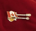 Is One Double Neck Guitar Hard Rock Cafe Niagara Falls Canada. Fixed Price $5.83.