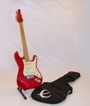 Epiphone By Gibson S-300 Series Stratocaster Style Electric Guitar Fire Red. Fixed Price $288.88.