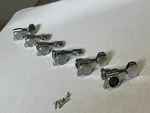 Unkown Brand Electric Guitar Chrome Tuners Tuning Pegs 6 Line 14:1 Ratio. Fixed Price $25.99.
