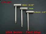 Guitar Truss Rod Wrench Set Fits Some Gibson, Prs, Etc 6.35MM 7MM 8MM 1/4" 5/16". Fixed Price $13.99.
