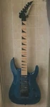 Jackson CWJ1514207 Electric Guitar Striped Blue Floyd Rose.. Fixed Price $350.00.