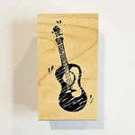 Electric Guitar Club Scrap Rubber Stamp Music Rock & Roll Teen Band O-000. Fixed Price $7.99.