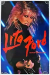 Lita Ford Dancin On The Edge Original Promo Poster 1984 23 X 25. Fixed Price $100.00.