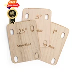 Stewmac Electric Guitar Neck Shims Shaped, Set Of 3 (0.25 0.50 1 ) .... Fixed Price $82.98.