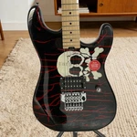 Electric Guitar St Maple Fingerboard&neck Fr Bridge Blood And Skull Graphic. Fixed Price $288.00.