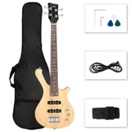 Top 36IN Small Scale Electric Bass Guitar Suit With Mahogany Body Pickups. Fixed Price $63.00.