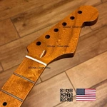 Roasted Maple Neck Satin Stratocaster Fits Warmoth & Fender 0SMS. Fixed Price $127.00.