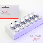 Genuine Fender Chrome Locking Tuners 6-INLINE 2-PIN Strat/tele Logo Machines. Fixed Price $67.27.
