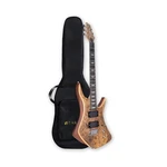 Tario 6-STRING Electric Guitar, Maple Burl Veneer Top, Sapele Body, Nec.... Fixed Price $356.04.