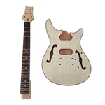 Diy Electric Guitar Kit 22 Fret Neck Mahogany Body Maple Veneer. Fixed Price $169.00.