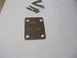 Vintage Teisco ET200 Japan Neck Mounting Plate & Screws. Fixed Price $34.00.