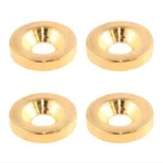 Recessed Neck Screw Bushings, Set Of 4 - Gold. Fixed Price $10.04.