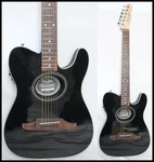 Fender Acoustic Telecoustic Black 2014 Japan Limited Edition Telecaster-style. Fixed Price $700.00.