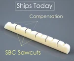 Alwayshandcrafted Compensated / Sb Concept Bone Nut For Fender Squier Guitar. Fixed Price $16.99.