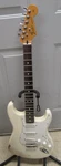 2011 Fender Standard Stratocaster, Arctic White, Maple Neck Model 0144600580. Fixed Price $579.00.