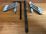8 Guitar Neck Threaded Steel Inserts Diy Kit Oval Screws+hss Drill+allen Key. Fixed Price $21.95.
