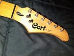 Vintage 1990'S Aged Maple Cort Guitar Neck - Beak Headstock W/ Tuners. Fixed Price $43.00.