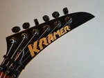Kramer Guitar Headstock Logo Decal, Die-cut Vinyl, Metallic Gold, X2, Radius. Fixed Price $15.89.