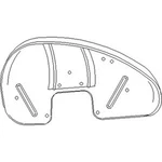 70224935 Lh Left Hand Fender Fits Allis Chalmers Tractor WD45. Fixed Price $307.10.