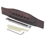 Yibuy 6 String Acoustic Guitar Rosewood Bridge & Saddle Nut Adjustable. Fixed Price $21.99.