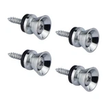 4PCS Chrome Metal Strap Locks For Acoustic, Classical, Electric Guitar, Bass,.... Fixed Price $13.90.