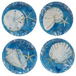 Playa Shells Multicolored Dinner Plate (set Of 4). Fixed Price $54.19.
