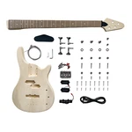 Diy Electric Guitar,i-four-stringed Bass,basswood Body And Maple Neck. Fixed Price $169.99.