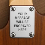 Custom Engraved Etched Chrome Plated Guitar Neck Personalized Fit Fender. Fixed Price $29.99.