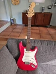 Nice Squier Affinity Stratocaster Electric Guitar Vintage 60S Neck Reissue. Fixed Price $125.00.