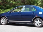 Qaa WQ24112 Polished Fender Trim 4PC Fits 03-08 Corolla Sedan. Fixed Price $150.49.